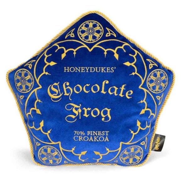 NWT - Harry Potter Chocolate Frog Cushion Plush Set Noble Collection - Picture 2 of 6